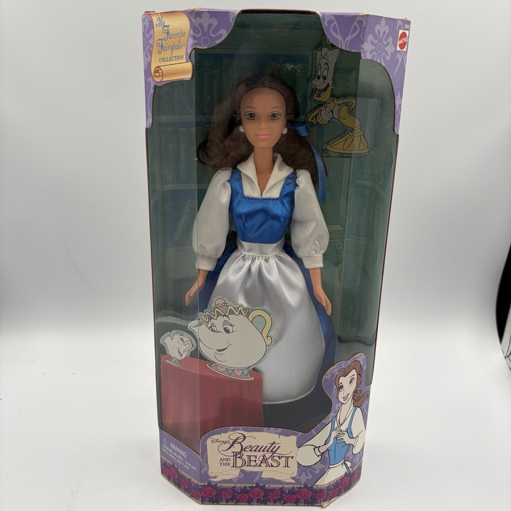 My Favorite Fairytale 1999 BELLE BEAUTY Disney Classics Doll Mattel 24931 NRFB